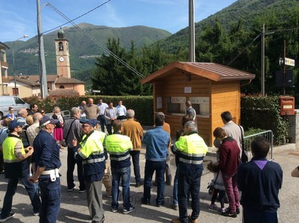 Inauguration of the first Centro Valle Water House in Cortenova. DKR's wish come true